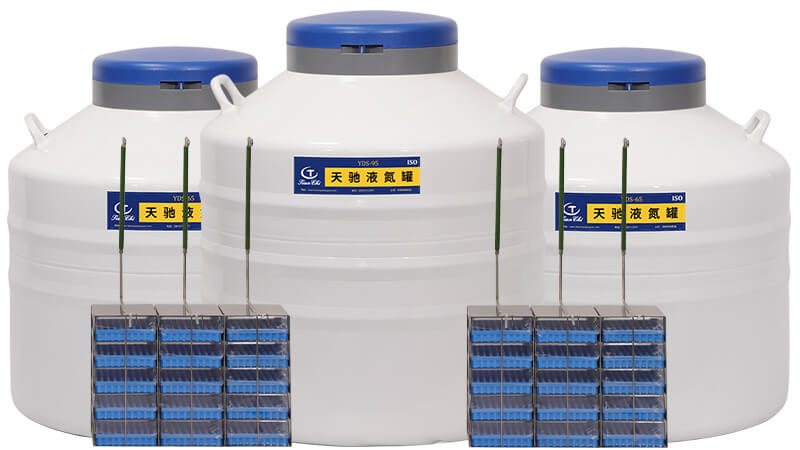 液氮生物容器外殼布滿冰霜的原因